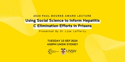 Banner image for Using social science to inform hepatitis C elimination efforts in prisons