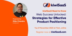 Banner image for Web Success Unlocked: Strategies for Effective Product Positioning  | online