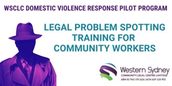 Banner image for Free Legal Spotting Training for Community Workers - SEPTEMBER