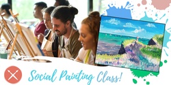 Banner image for Paint & Sip Event: Monet's Clifftop 07/06/23