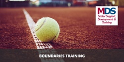 Banner image for Boundaries Training