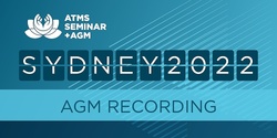 Banner image for Recording of ATMS AGM 2022