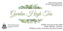 Banner image for 2022 RGS Year 12 Cancer Awareness High Tea