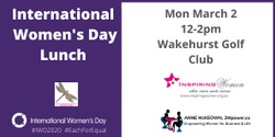 Banner image for IWD 2020 Lunch