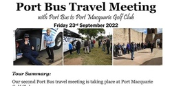 Banner image for Port Bus Travel Meeting