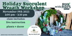 Banner image for Holiday Succulent Wreath Workshop at New South Brewing (Myrtle Beach, SC)