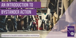 Banner image for Introduction to Bystander Action (19 Oct)