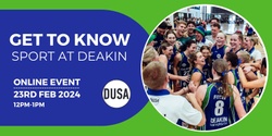 Banner image for Get to Know Sports at Deakin 2024