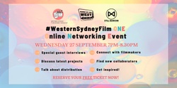 Banner image for #WesternSydneyFilm Online Networking Event