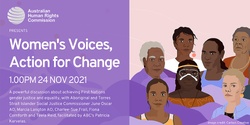 Banner image for Women's Voices, Action for Change