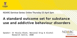 Banner image for A Standard Outcome Set for Substance Use and Addictive Behaviour Disorders