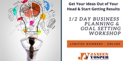 Banner image for 1/2 Day Planning  & Goal Setting Workshop to Kickstart Your Business in 2024