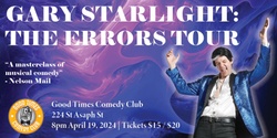 Banner image for Gary Starlight: The Errors Tour