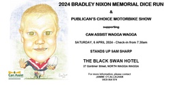 Banner image for 2024 Bradley Nixon Memorial Motorcycle Dice Run & Publican's Choice Motorbike Show supporting Can Assist Wagga Wagga