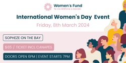 Banner image for South Canterbury International Women's Day with Aoraki Foundation Women's Fund
