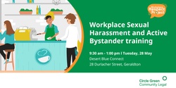 Banner image for Workplace Sexual Harassment and Active Bystander Training - Geraldton