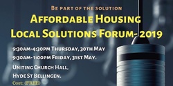 Banner image for Bellingen & Nambucca Affordable Housing Local Solutions Forum (Free) & Fundraiser Dinner.