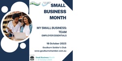 Banner image for Small Business Month: TEAM - Essentials for Employers