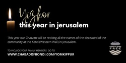 Banner image for Yizkor in Jerusalem