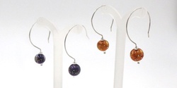 Banner image for Make your own Glass Bead Earrings with Karoline