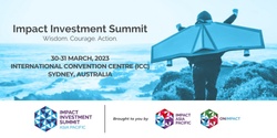 Banner image for Impact Investment Summit 2023