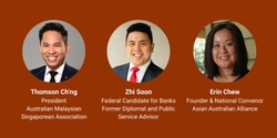 Banner image for In conversation with Zhi Soon on Career in Public Service, Australia's Democracy and Asian Australian Representation