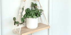 Banner image for  Knot and Sip Macrame -  hanging shelf