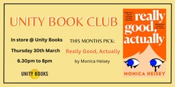 BOOK CLUB: Really Good, Actually 