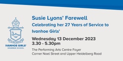 Banner image for Susie Lyons' Farewell 