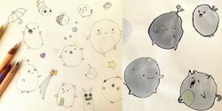 Banner image for Learn to draw KAWAII characters at SECCA, School Holiday Workshop Ages 8 - 12