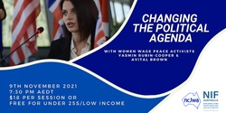 Banner image for NCJWA & NIF Skill-Building Session - CHANGING THE POLITICAL AGENDA