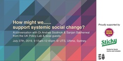 Banner image for How might we support systemic social change?