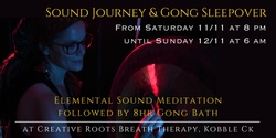 Banner image for Guided Meditation Sound Journey & Gong Sleepover