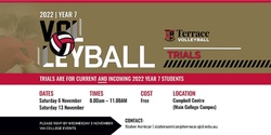 Banner image for 2022 Year 7 Volleyball Trials