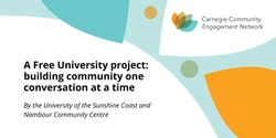 Banner image for A “Free University” project: building community one conversation at a time