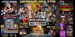 Banner image for Howard City, MI - Micro-Wresting All * Stars: Little Mania Rips Through The Ring!