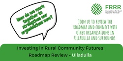 Banner image for Ulladulla IRCF Roadmap Review 