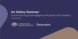 Banner image for Online seminar: Accessible engagement with people with disability