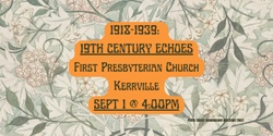Banner image for 1918-1939: 19th Century Echoes (Friday)