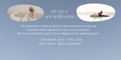 Banner image for Yin and Sound Healing for a cause, with Kate Henry and Caroline Tremayne