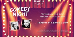 Banner image for Comedy night: Paul Ego & friends