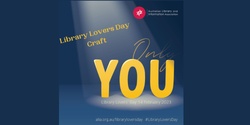 Banner image for Library Lovers Day Craft