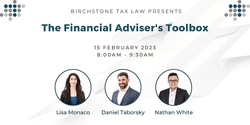 Banner image for The Financial Adviser's Toolbox