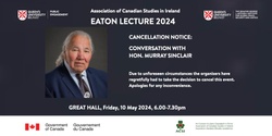 Banner image for Eaton Lecture 2024: Hon. Murray Sinclair