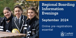 Banner image for REGIONAL BOARDING INFO EVENING ECHUCA TUE 3 SEP 2024