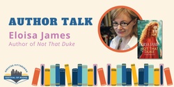 Banner image for Eloisa James Author Talk