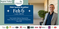 Banner image for Smart Leaders Embrace Opportunities: A Morning with Foodservice Entrepreneur Steve Sidd