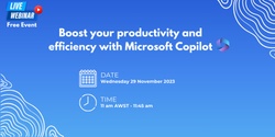 Banner image for Boost your productivity and efficiency with Microsoft Copilot 