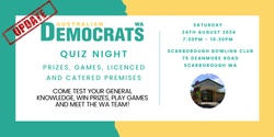 Banner image for WA Australian Democrats - Quiz Night 2024