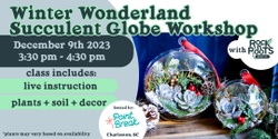 Banner image for Winter Wonderland Holiday Globe Workshop at Point Break Coffee Drive Thru & Chill Cafe (James Island, SC)